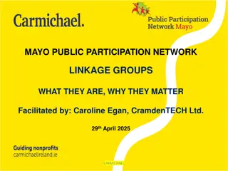Mayo Public Participation Network Linkage Groups Importance
