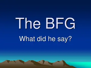 Magical Encounters with The BFG and Sophie