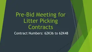 Effective Traffic Control Protocols for Litter Picking Contracts