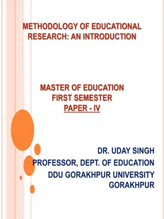 Understanding Educational Research Methodologies in Modern Academic Settings