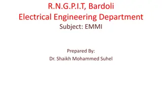 Electrical Engineering Lecture on Analog Instrumentation at RNGPIT Bardoli