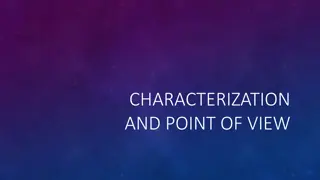 Exploring Characterization Techniques in Literature