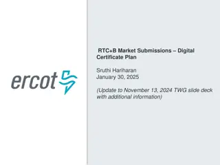 Managing RTC+B Market Submissions and Trials for ERCOT System Configurations