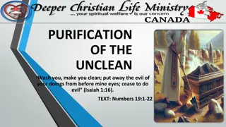 Understanding Cleansing in Scripture: Significance and Application