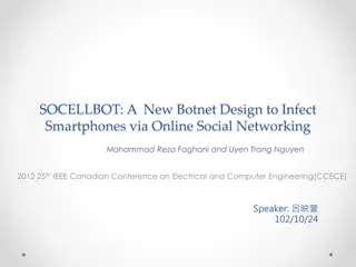 SoCellBot: New Botnet Design to Infect Smartphones via Online Social Networking