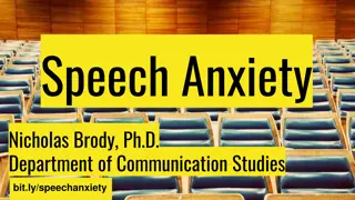 Understanding Public Speaking Anxiety: Research Insights and Strategies