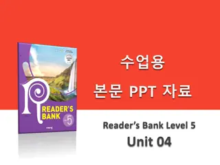 Interesting Stories from Readers Bank Level 5 Unit 04