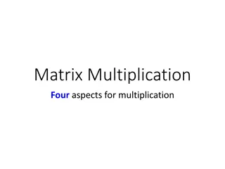 Understanding Matrix Multiplication Concepts