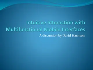 Understanding Intuitive Interaction with Mobile Interfaces