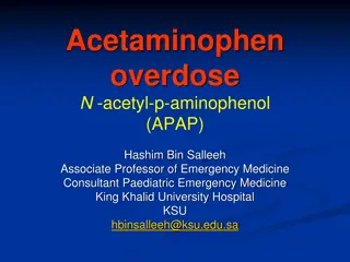 Understanding Acetaminophen Overdose and Toxicity in Different Age Groups
