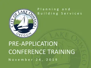 Understanding Pre-Application Conferences in Lake Oswego