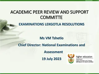 Academic Peer Review and Support: Resolutions for Educational Progress 2023