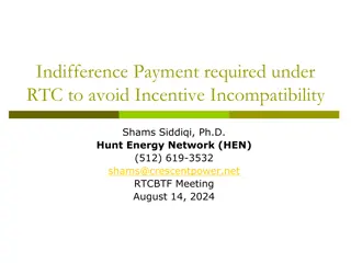 Indifference Payment in Energy Market: Incentive Compatibility Challenges