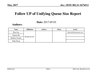 Issues with BSR Control and Queue Size in IEEE 802.11-16/765r1