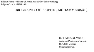 Exploring the History of Arabs and Arabic Letter Writing