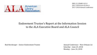 Endowment Report Highlights and Market Performance Overview