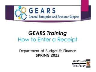 Efficient Receipt Management Strategies for Spring 2022 Budget & Finance Training