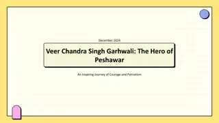 Veer Chandra Singh Garhwali: The Hero of Peshawar - A Story of Courage and Patriotism