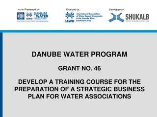 Developing a Strategic Business Plan for Water Associations
