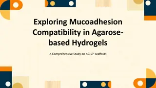 Exploring Mucoadhesion Compatibility in Agarose-Based Hydrogels