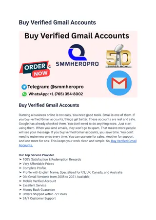 Buy Verified Gmail Accounts