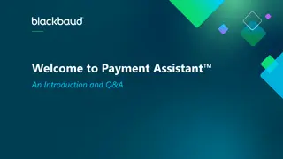 Explore the Payment Assistant: An Interactive Webinar Session