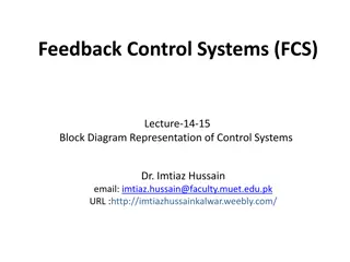 Understanding Block Diagram Representation in Feedback Control Systems