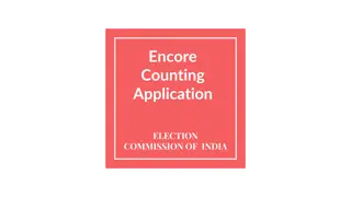 Election Commission of India Infrastructure Requirements for Counting Centers