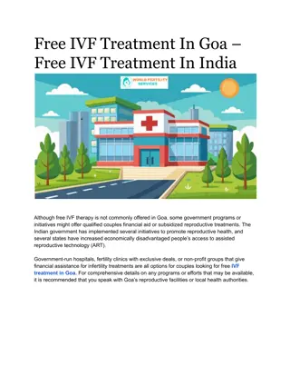 Free IVF treatment in Goa  | World Fertility Services