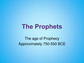 Overview of Hebrew Prophets, Kings, and Writings