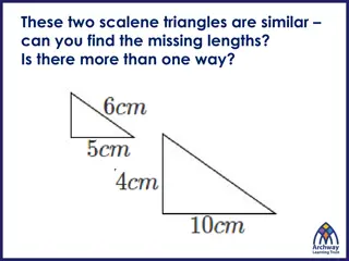 Understanding Triangle Similarity and Scale Factor Calculation