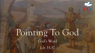 God's Unwavering Mission and Greatness Revealed in Job 35-37 and Matthew 27:22