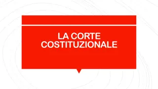 Understanding Constitutional Justice and Control of Legislation
