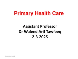 Developing a Functioning Referral System in Primary Health Care Setting