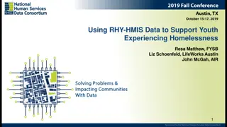 Supporting Youth Experiencing Homelessness with RHY-HMIS Data