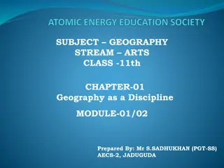 Understanding Geography as a Discipline in Arts Stream