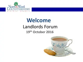 Universal Credit Welfare Reform and Housing Choices Update