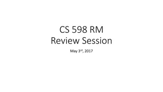 Advanced Topics in Algorithmic Game Theory Review