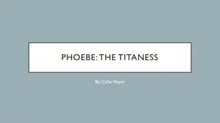Phoebe the Titaness: Goddess of Intellect and Prophetic Radiance