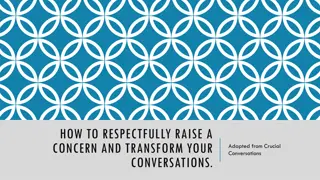 Transforming Conversations with Crucial Skills
