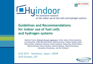 Guidelines for Safe Indoor Use of Fuel Cells and Hydrogen Systems