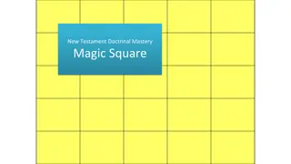 New Testament Doctrinal Mastery and Magic Square Images Collection