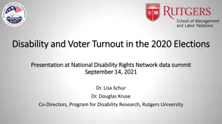 Insights on Disability Voter Turnout in the 2020 Elections
