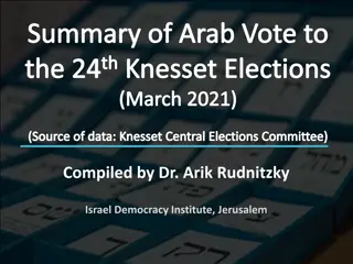 Analysis of Arab Voters in the 2021 Knesset Elections