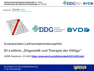 Comprehensive Guide to Vitiligo Diagnosis and Treatment by Deutsche Dermatologische Gesellschaft e.V. (DDG)