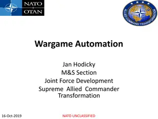 Innovative Solutions for NATO Warfare Development