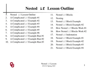 Understanding Nested If Blocks in Programming