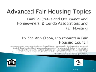 Understanding Occupancy Policies in Relation to Familial Status Cases