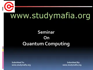 Exploring the World of Quantum Computing