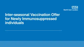 Inter-Seasonal Vaccination Offer for Newly Immunocompromised Individuals